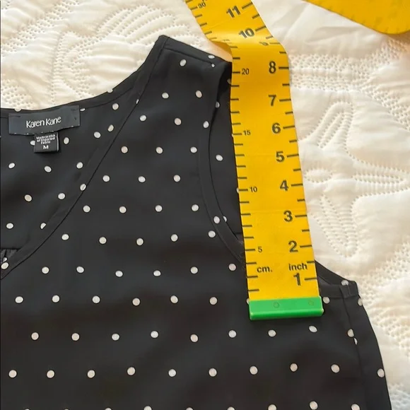 Karen Kane Black Sleeveless Tank Top - Picture 5 of 7